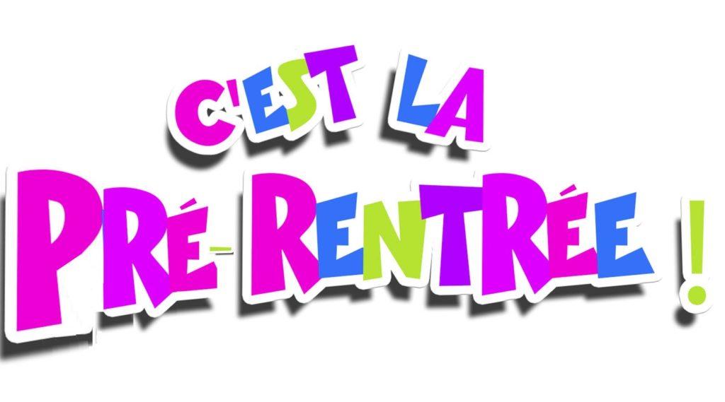 Pre rentree 