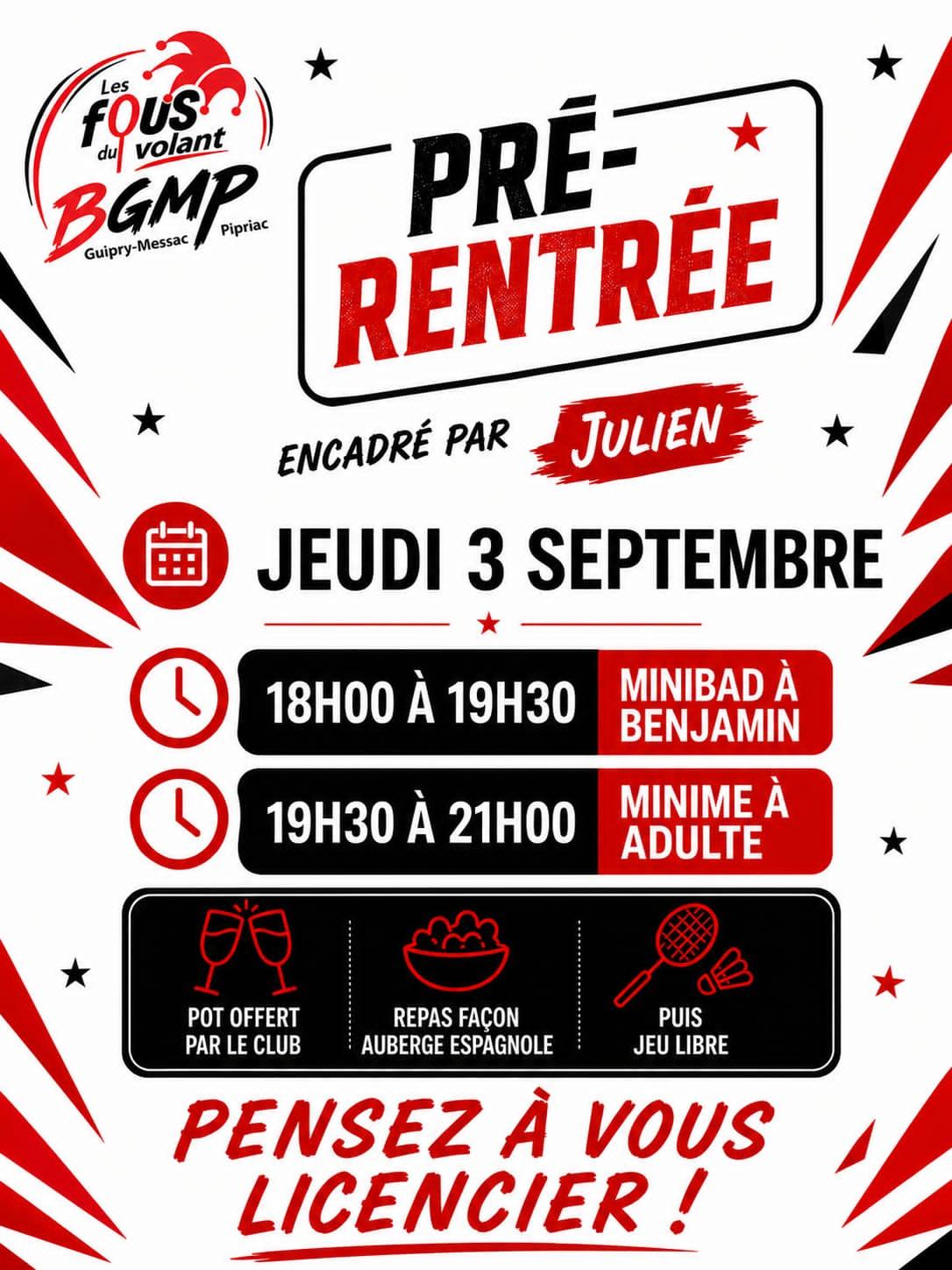 Pre rentree